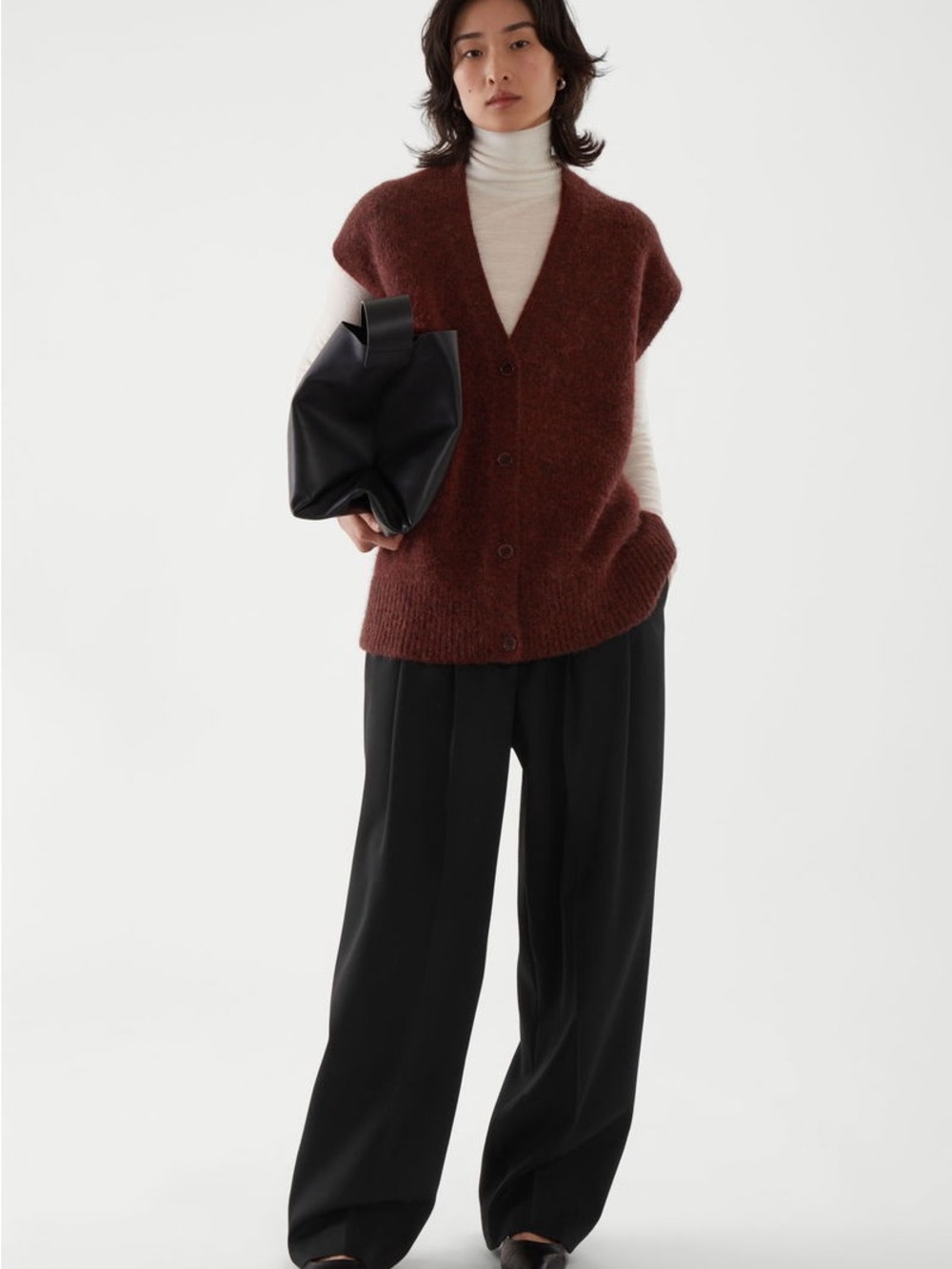 COS Oversized Knitted Vest - Picture 2 of 8